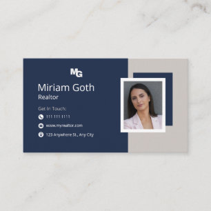 Visita Tarjeta de presentación de diseño fotográfico para