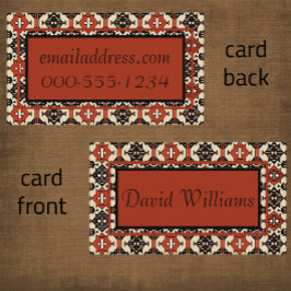 Visita Tarjeta de presentación de diseño geométrico moder