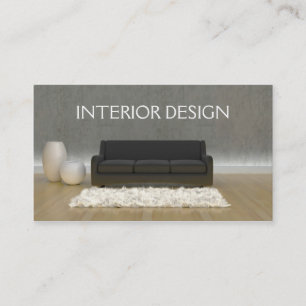 Visita Tarjeta de presentación de diseño interior