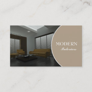 Visita Tarjeta de presentación de diseño interior