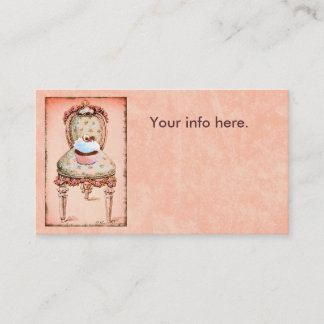 Visita Tarjeta de presentación de diseño para pasteles