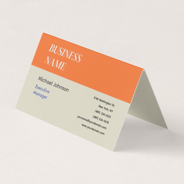 Visita Tarjeta de presentación de diseño profesional únic (Anverso)