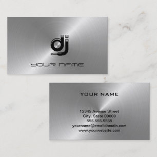 Visita Tarjeta de presentación de DJ