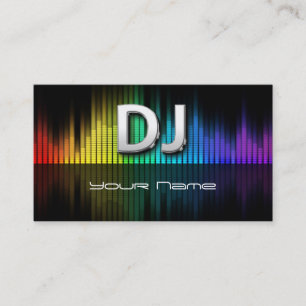 Visita Tarjeta de Presentación de DJ