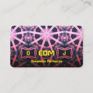 Visita Tarjeta de presentación de DJ EDM