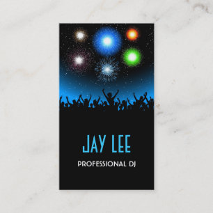 Visita Tarjeta de presentación de DJ para fiestas