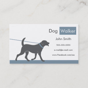 Visita Tarjeta de presentación de Dog Walker
