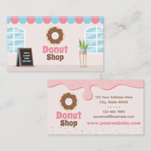 Visita Tarjeta de presentación de Donut Shop Sprinkles