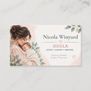 Visita Tarjeta de presentación de doula