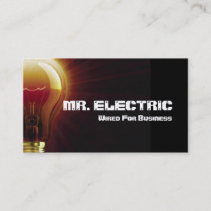 Visita Tarjeta de presentación de Electricidad Eléctric