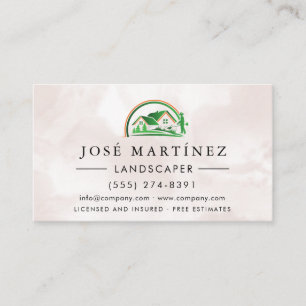 Visita Tarjeta de presentación de empresa de jardinería n