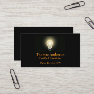 Visita Tarjeta de presentación de empresa eléctrica Elect
