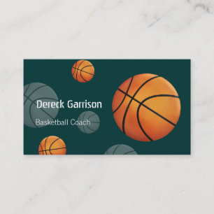 Visita Tarjeta de presentación de entrenador de baloncest
