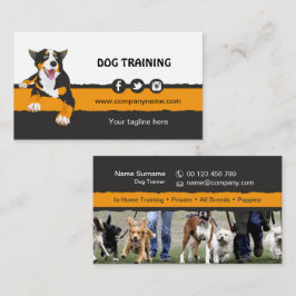 Visita Tarjeta de presentación de entrenador de perros