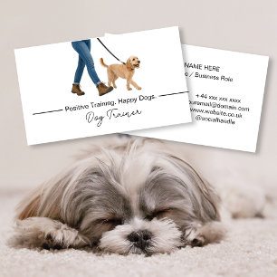 Visita Tarjeta de Presentación de Entrenador de Perros