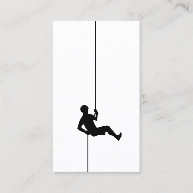 Visita Tarjeta de presentación de escalada de montaña (Anverso)