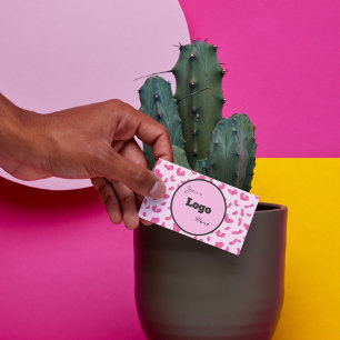 Visita Tarjeta de presentación de estampado de leopardo r