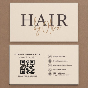 Visita Tarjeta de presentación de estilista de cabello co