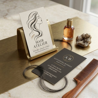 Visita Tarjeta de presentación de estilista de cabello el