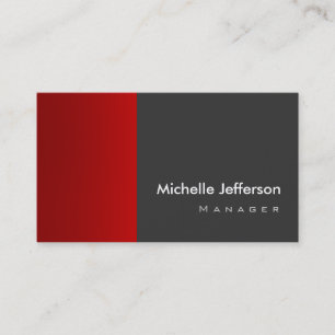 Visita Tarjeta de presentación de estilo moderno de color