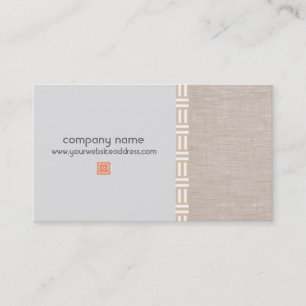 Visita Tarjeta de presentación de estilo natural