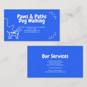 Visita Tarjeta de presentación de estriado de garra de pe