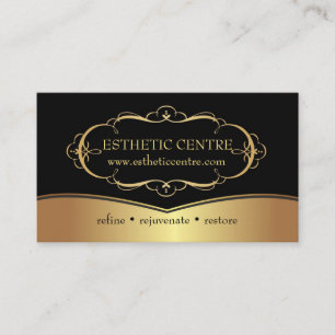 Visita Tarjeta de presentación de estudio de cosmética y