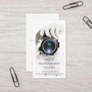 Visita Tarjeta de presentación de estudio de fotografía f