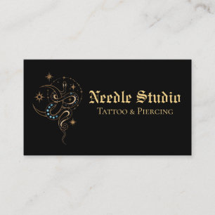 Visita Tarjeta de Presentación de Estudio de Tatuajes Per
