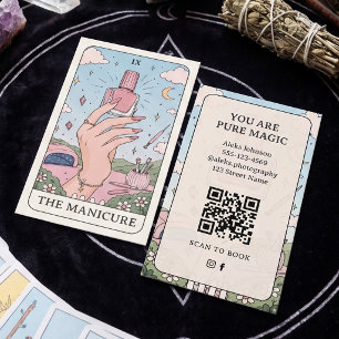 Visita Tarjeta de presentación de estudio de uñas boho ta