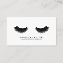Tarjeta de presentación de extensión de Eyelash de