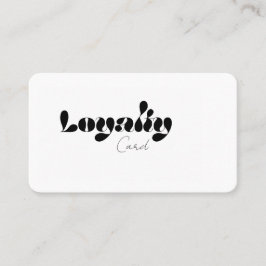 Visita Tarjeta de presentación de fidelidad