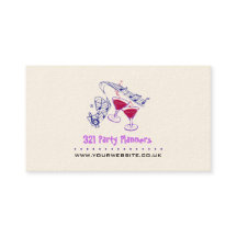 Tarjeta de presentación de fiesta/Planificador de