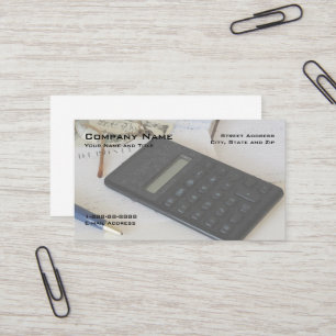 Visita Tarjeta de presentación de Financial Planner