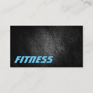 Visita Tarjeta de presentación de fitness con efecto de c