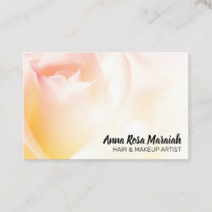 Visita ~* Tarjeta de presentación de Flor Pastel Rosa Flo