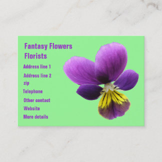 Visita Tarjeta de presentación de Floristas personalizabl