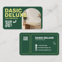 Tarjeta de presentación de foto moderna con logoti