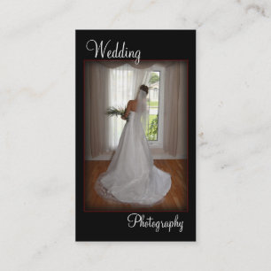 Visita Tarjeta de presentación de fotografía Boda