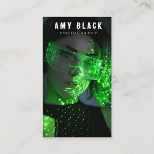 Visita Tarjeta de presentación de fotografía Chica mujer 