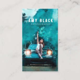 Visita Tarjeta de presentación de fotografía Chica mujer 