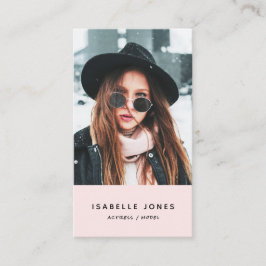 Visita Tarjeta de presentación de fotografía de bailarina