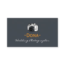 Tarjeta de presentación de fotografía moderna con