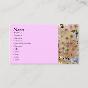 Visita Tarjeta de presentación de fotografías de flores d