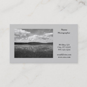 Visita Tarjeta de presentación de fotógrafo