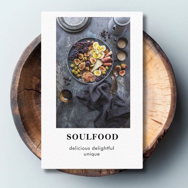 Visita Tarjeta de presentación de fotos moderna de moda (Modern Trendy Photo Business Card)