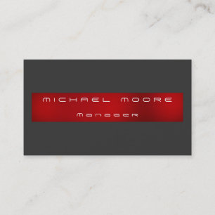 Visita Tarjeta de presentación de Gestor de Rayas Rojas G