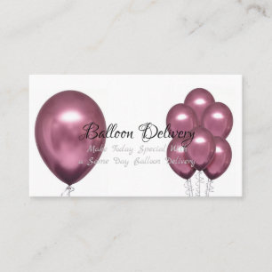 Visita Tarjeta de presentación de globos