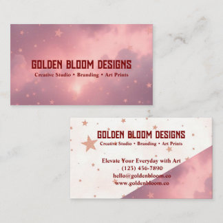 Visita Tarjeta de presentación de Golden Bloom