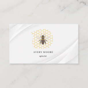 Visita Tarjeta de presentación de granja de abejas melífe